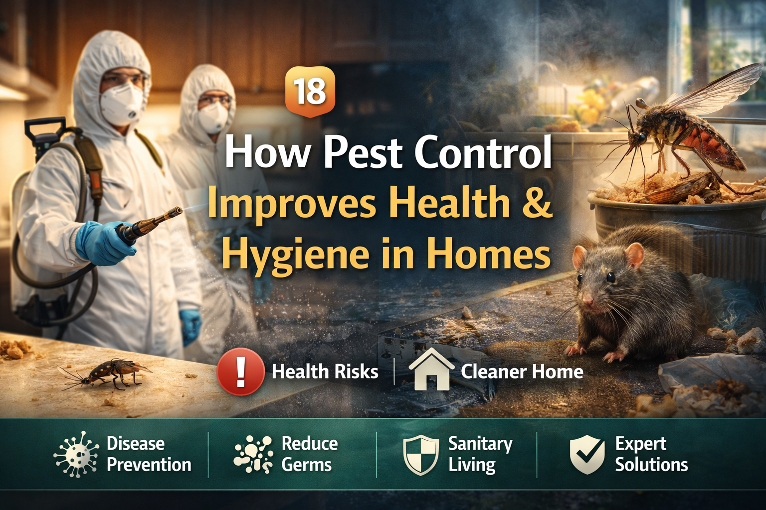 How Pest Control Improves Health & Hygiene in Homes