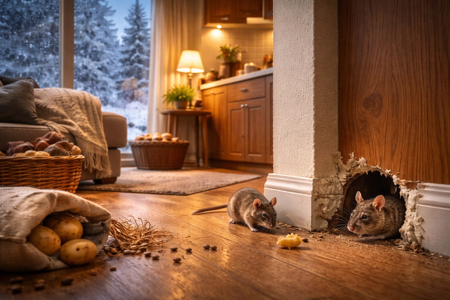 Rodent Infestations in Winter: Why They Increase and How to Protect Your Home