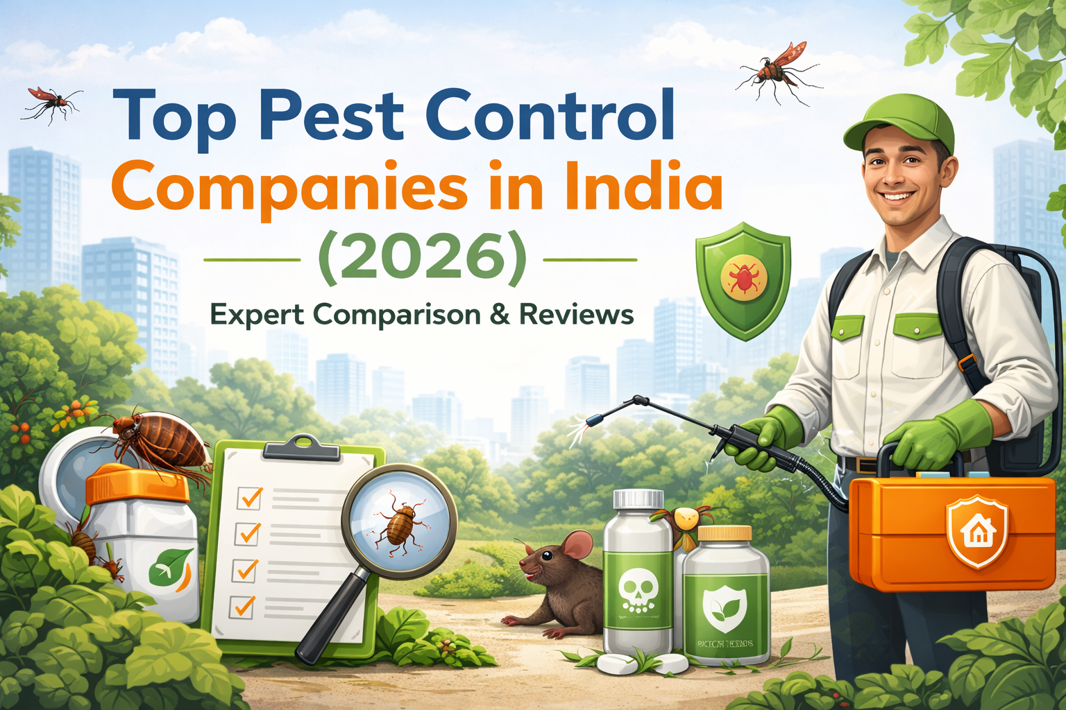 Top Pest Control Companies in India (2026): Expert Comparison & Reviews