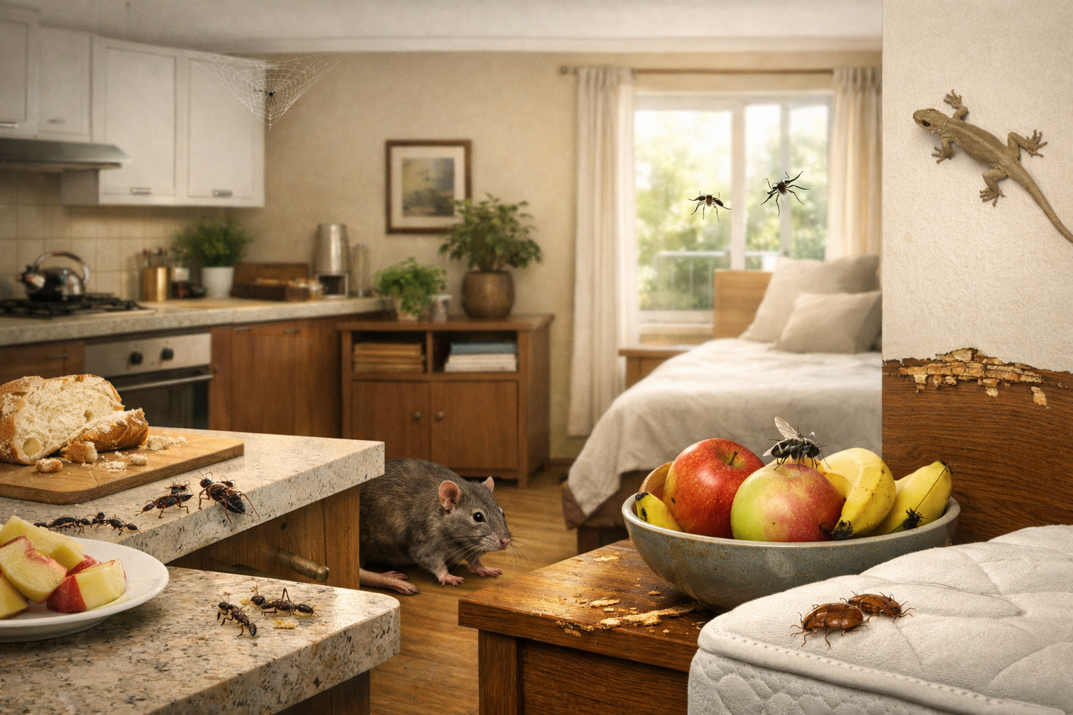 Top 10 Common Household Pests in Delhi and How They Spread