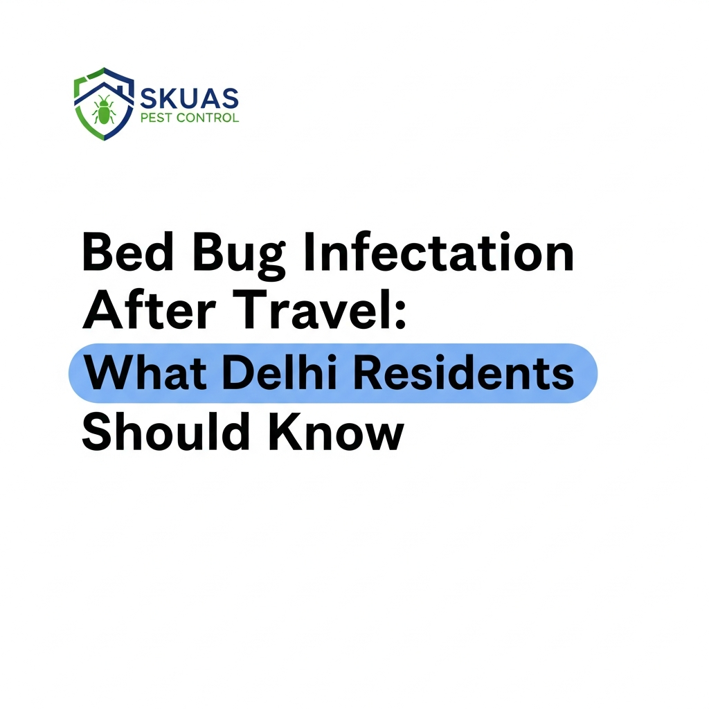 Bed Bug Infestation After Travel: What Delhi Residents Should Know