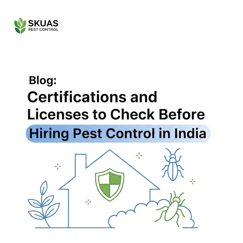 Certifications and Licenses to Check Before Hiring Pest Control in India