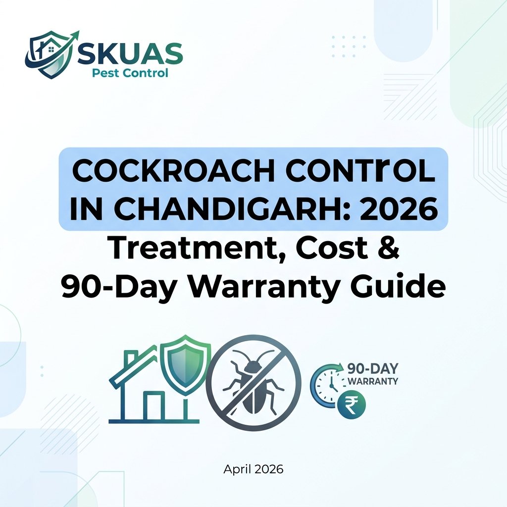 Cockroach Control in Chandigarh: 2026 Treatment, Cost & 90-Day Warranty Guide