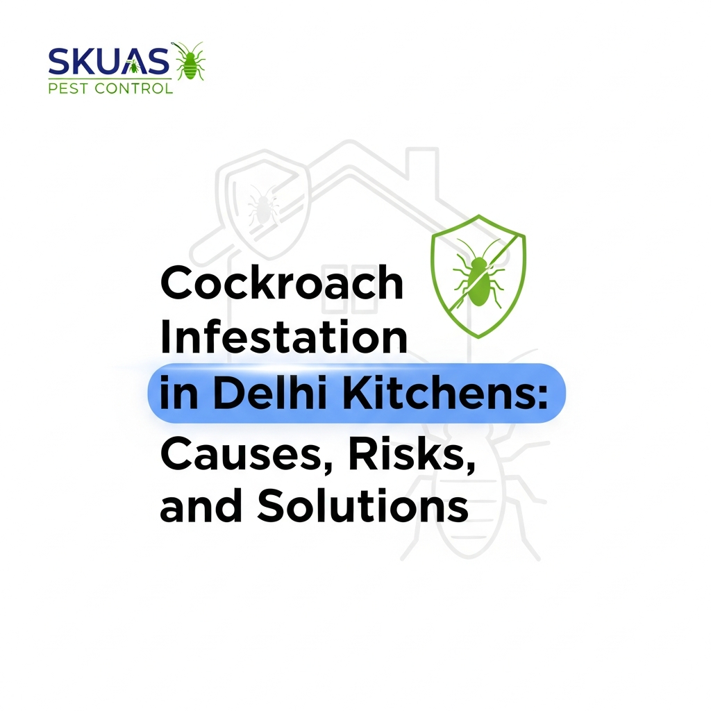 Cockroach Infestation in Delhi Kitchens: Causes, Risks, and Solutions
