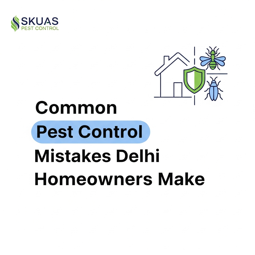 Common Pest Control Mistakes Delhi Homeowners Make