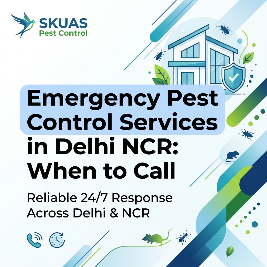 Emergency Pest Control Services in Delhi NCR: When to Call