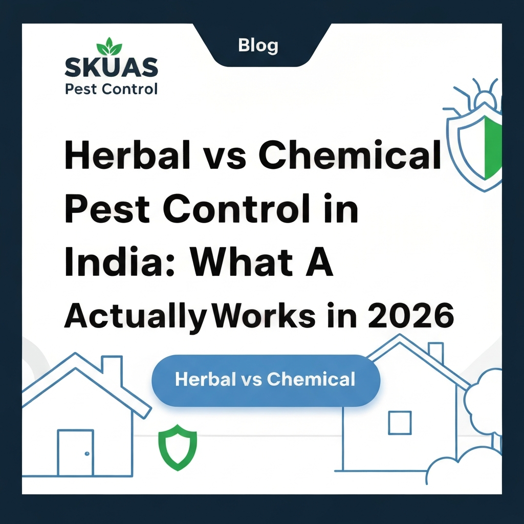 Herbal vs Chemical Pest Control in India: What Actually Works in 2026
