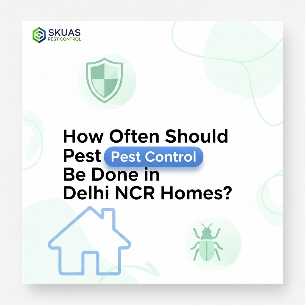 How Often Should Pest Control Be Done in Delhi NCR Homes?