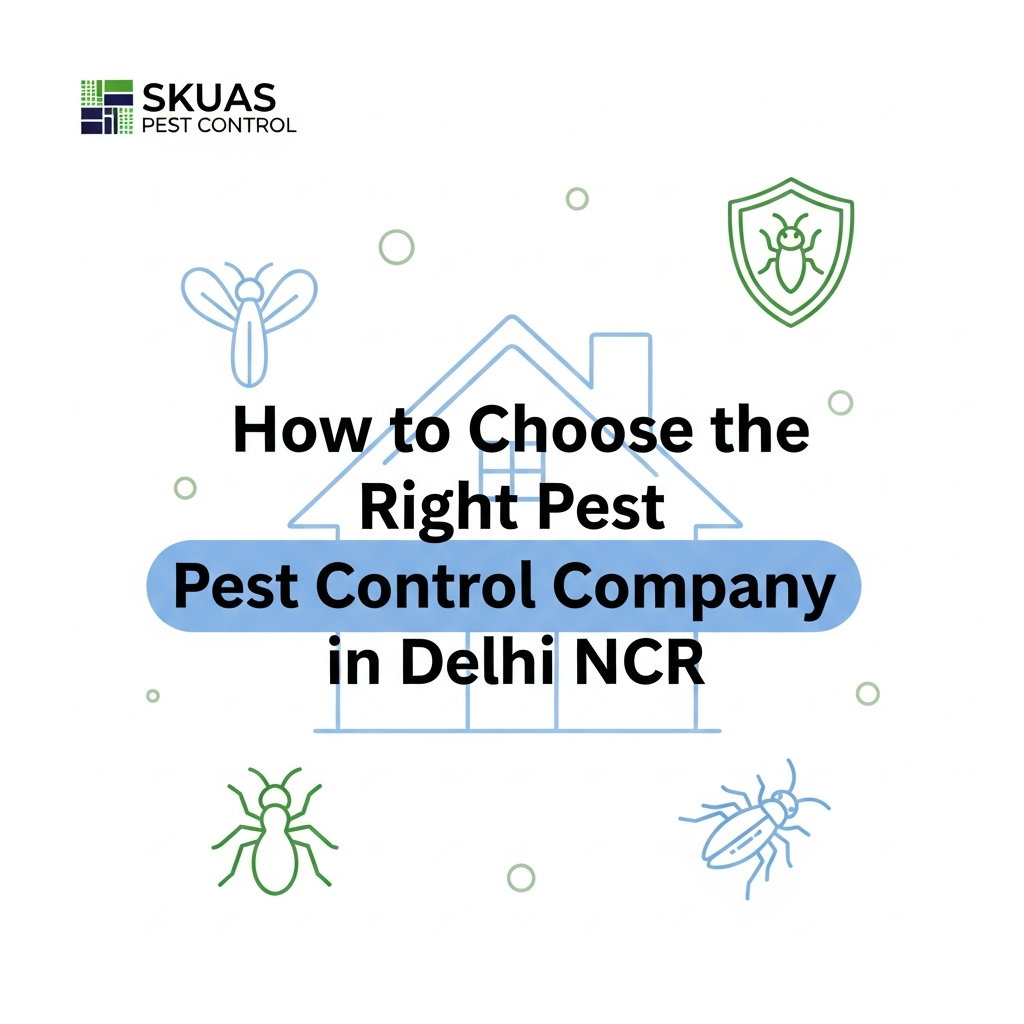 7 Steps: How to Choose the Right Pest Control Company in Delhi NCR (2026 Guide)