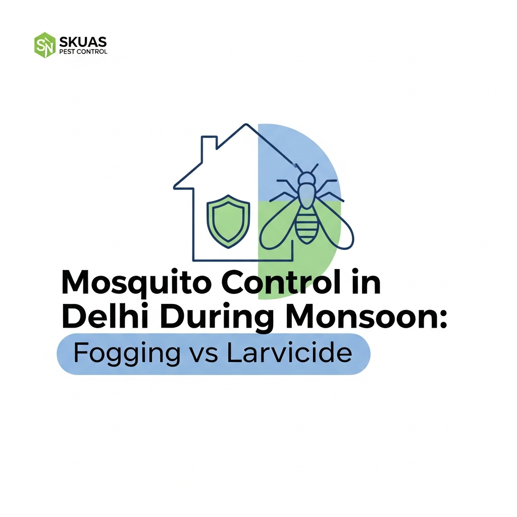 Mosquito Control in Delhi During Monsoon: Fogging vs Larvicide