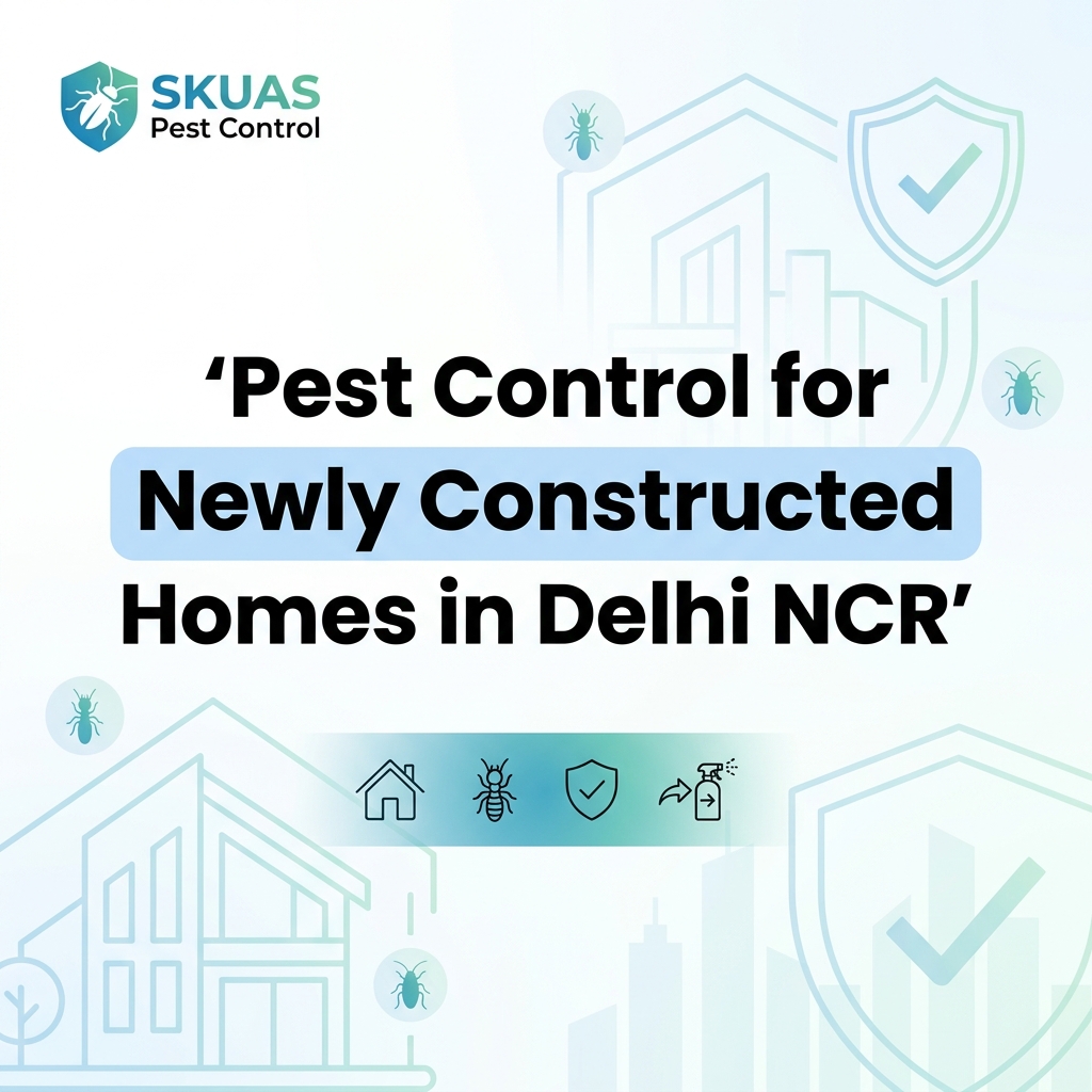 Pest Control for Newly Constructed Homes in Delhi NCR: A 2026 Guide