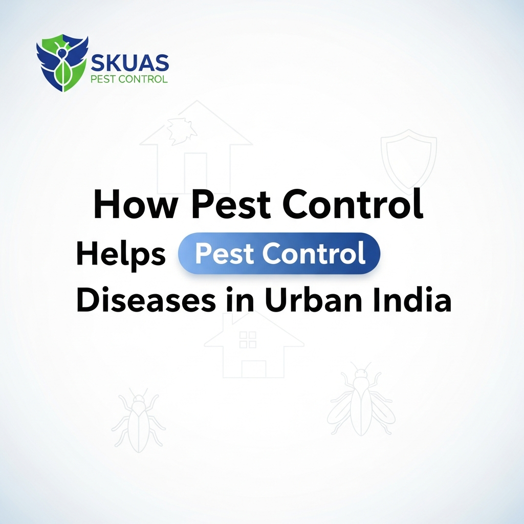 How Pest Control Helps Prevent Diseases in Urban India
