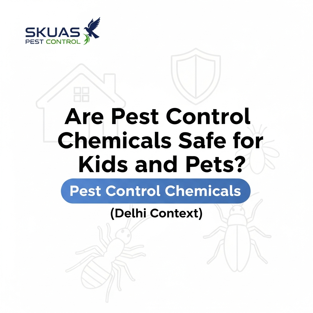 Are Pest Control Chemicals Safe for Kids and Pets? (Delhi Context)