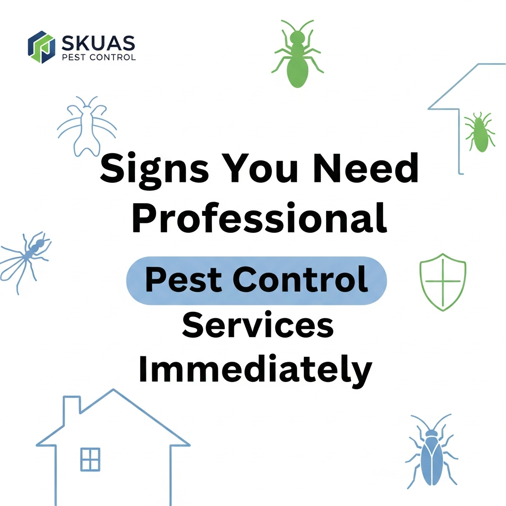 Signs You Need Professional Pest Control Services Immediately