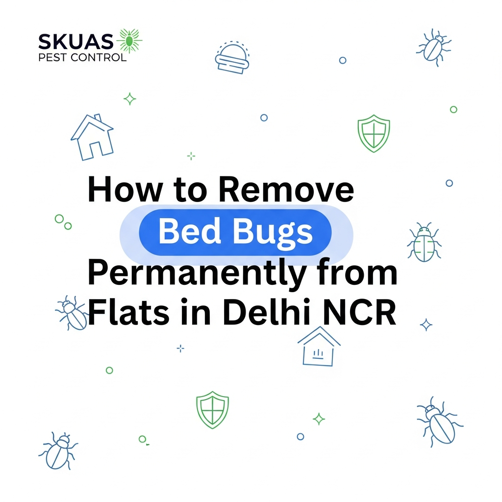 How to Remove Bed Bugs Permanently from Flats in Delhi NCR
