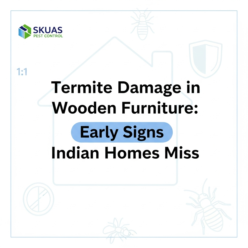 Termite Damage in Wooden Furniture: Early Signs Indian Homes Miss