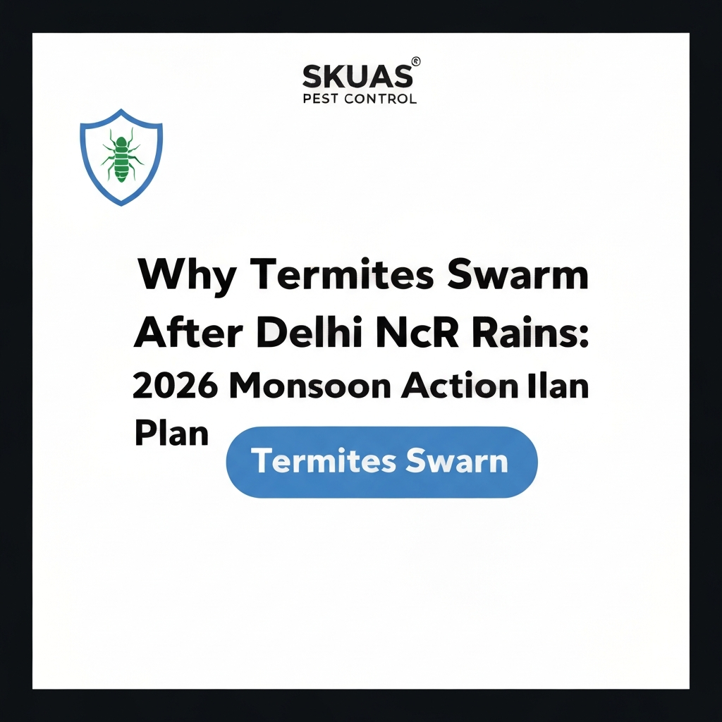 Why Termites Swarm After Delhi NCR Rains: Your 2026 Monsoon Action Plan
